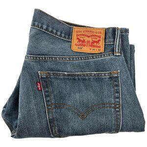 Levis 559 Relaxed Fit Mens Jeans‎ W36 L32 Blue Denim Classic Casual Wear
